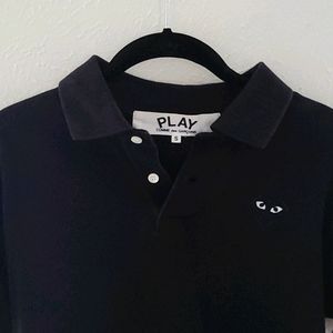 Men's Comme des Garcons Black Polo